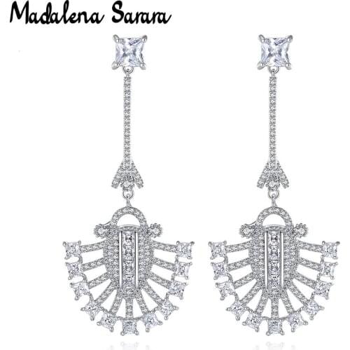 MADALENA SARARA AAAA Cubic Zirconia Fashion Animal Style Dangle Earrings Luxury For Dress Party