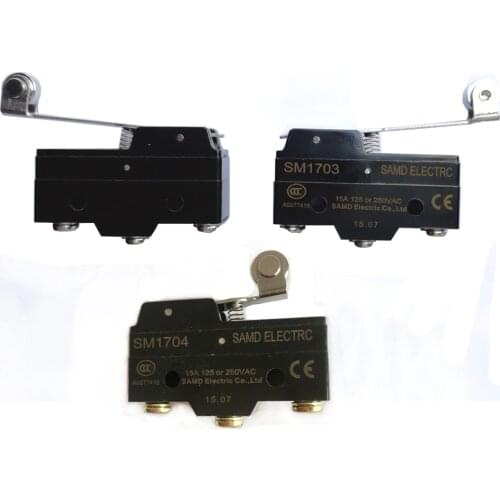 2pcs MICROSWITCH SM1704 15A SAMD ELECTRIC