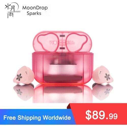 MoonDrop Sparks TWS Earphone True Wireless Stereo Headset Bluetooth 5.2 Dynamic Earbuds