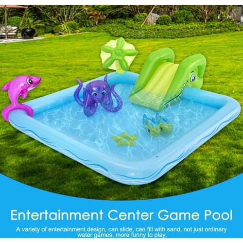 The new inflatable play center thickened safe water play pool for children high-quality PVC ocean ball swimming pool #W