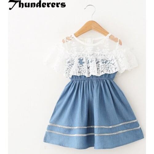 Baby Girls Dress Short Sleeve Fashion T-shirt Spring Dress Kids Clothes Princess Party Dresses For Children Girls C Clothes