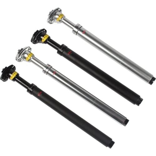 Suspension Seatpost Shock Absorber Damping Alu MTB Mountain Bike Bicycle Seat Post 27.2 28.6 30.1 30.4 30.9 31.6mm X350MM