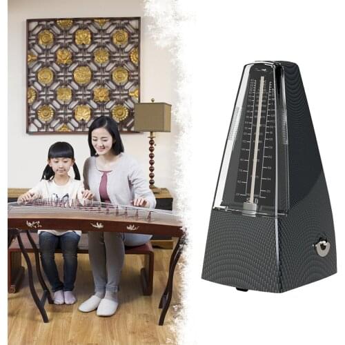 Traditional Wind Up Mechanical Metronome Universal Guitar Violin Zither Piano Metronome Musical Instrument
