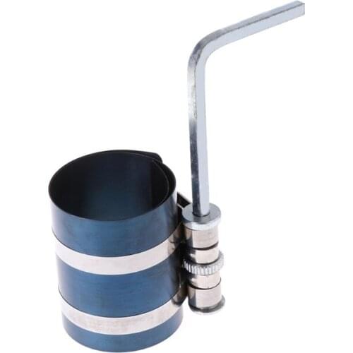 Piston Ring Compressor Installer Ratchet Plier Remover Expander Engine Tool Sprung mechanism for fine control