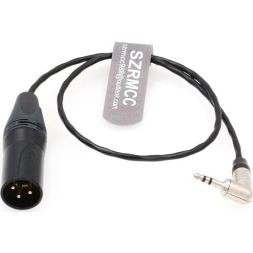Stereo 3.5mm TRS Plug to XLR 3 Pin Male Microphone Audio Conversion Cable