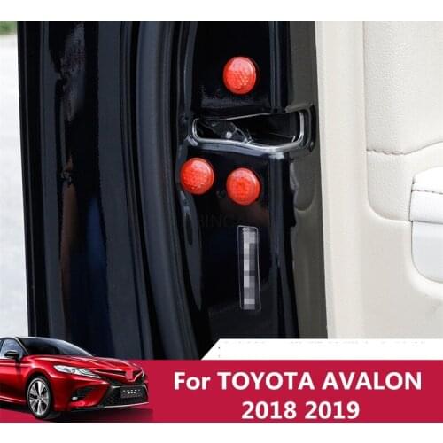 For TOYOTA AVALON 2018 2019 car door screw cover car interior door lock protection cover rust protection cover auto part 12pcs