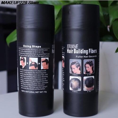 Fibers Color Powder Extension Thinning Thickening Hair Growth Hair Fibers Keratin Powders Hair Building