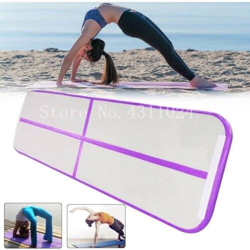 10ft 3 meters Long Air Track ,/8 inches Inflatable Air Track , Floor Home Gymnastics Tumbling Mat, Inflatable Gymnastics Air