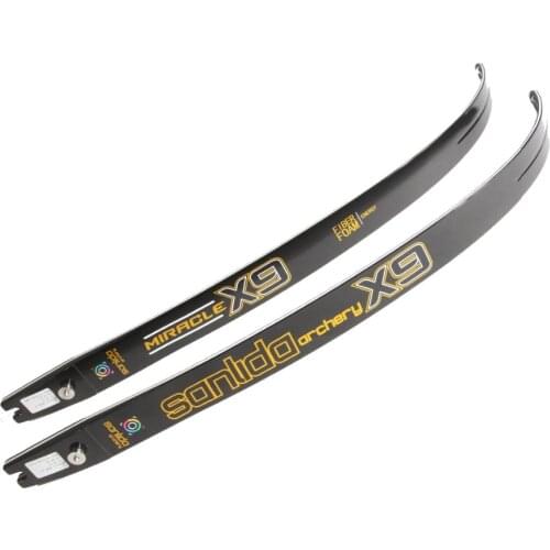 X9 ILF Limb 70 Inches 14-42 LBS Graphite Foam Intermediate Recurve Bow Limb for Archery Hunting Shooting