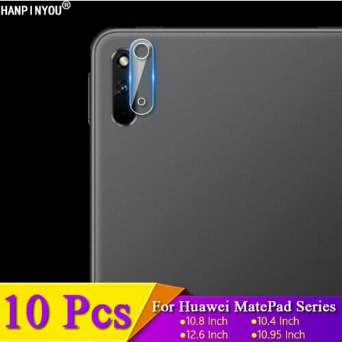 10 Pcs For Huawei MatePad Pro 5G 11 10.4 10.8 12.6 2021 Ultra Clear Back Camera Lens Protector Tempered Glass Protection Film