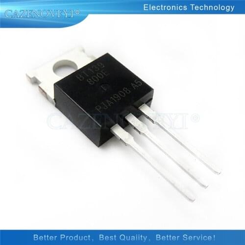 10pcs/lot BT139-800E TO220 BT139-800 TO-220 BT139 139-800E In Stock