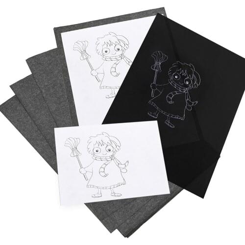 100Pcs/Set A4 Carbon Copy Paper Painting Tracing Paper Graphite Painting Reusable Painting Accessories Legible Tracing