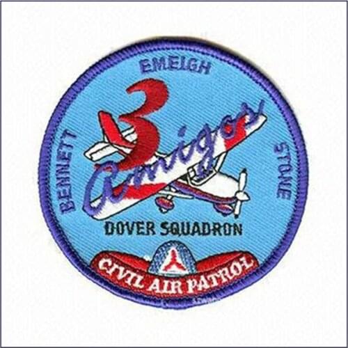 3", Emb area 80%, Embroidery badge with glue back, made of polyester, Suitable for Promotion, MOQ50pcs,free shipping