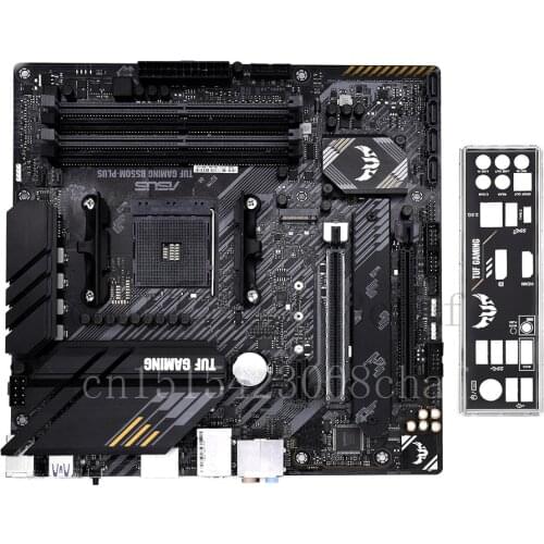 Used ASUS TUF GAMING B550M-PLUS Motherboard Socket AM4 DDR4 For AMD B550M B550 Original Desktop PCI-E 4.0 m.2 sata3 Mainboard