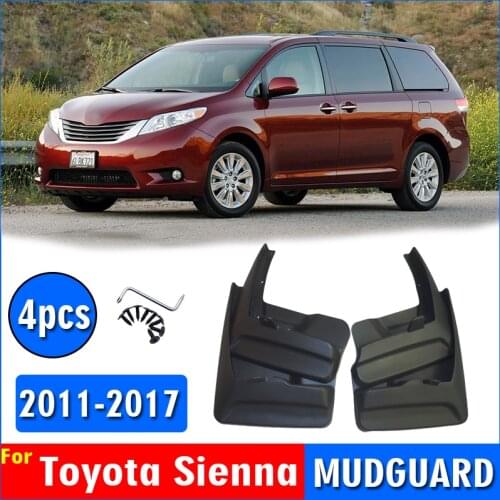 Mud flaps for Sienna mudguards Sienna Fender Mud flap splash Guard Fenders Mudguard car accessories Front Rear 4 pcs