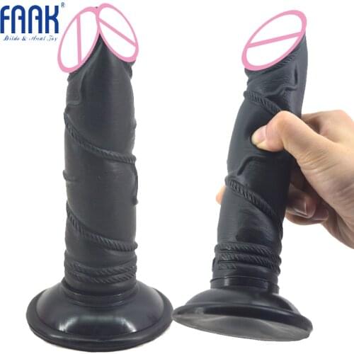 FAAK rope bondage dildo suction cup flexible penis sex toys for women adult game sex products flirt dolls anal plug sex shop