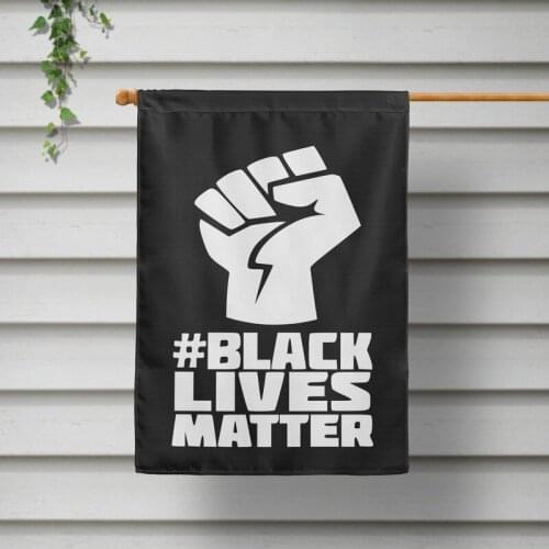 I Can't Breathe Black Lives Matter Parade Holding Flag 40x60cm Courtyard Hanging Flag