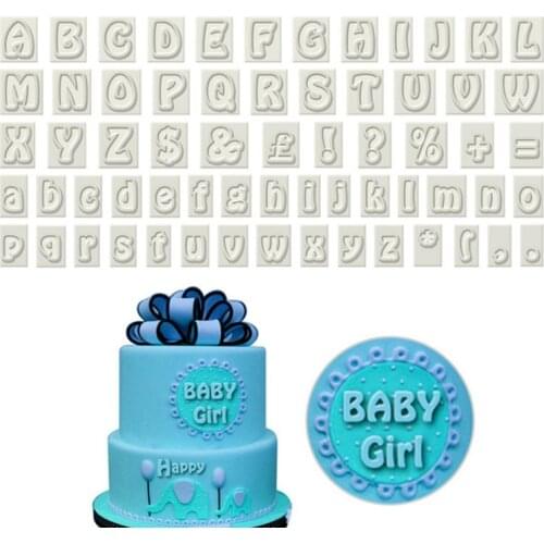 1pcs 64 Characters Case Alphabet Letters Baking Cake Mold Cookie Cutter Plastic Cookie Cutter Fondant Tool Set Cake Stencil