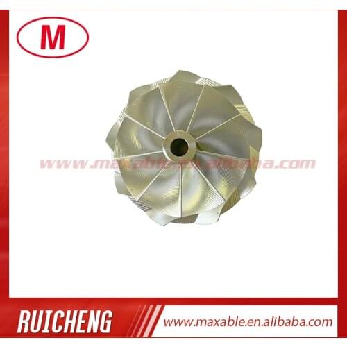 G25-550 48.35/60.00 mm 9+0 blades high performance turbocharger billet/milling/aluminum 2618 compressor wheel for 871389-5004S