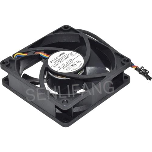 Well Tested For FOXCONN PVA080F12H DC 12V 0.36A 80x80x20mm Four Pins Square Cooling Fan