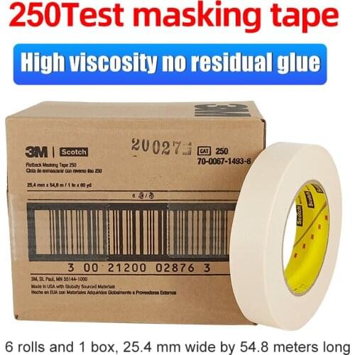 Imported 3M250 lithographic paper masking tape ink grid adhesion test paper printing test tape