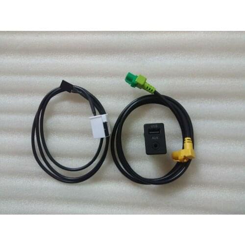 VW RCD510 RNS315 USB&AUX Connector Interface For VW Passat B6 B7 B7L CC
