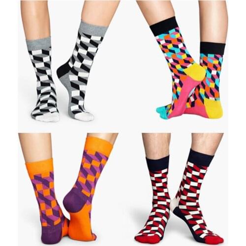 KEP Business Mens Cotton Socks Wedding Socks Jacquard Casual Combed Cotton Men Socks Quality Happy Socks Calcetines Largos Men