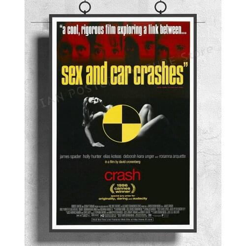 NJ556 CRASH Movie Classic Sex And Car Crashes Wall Sticker Silk Poster Art Home Decoration