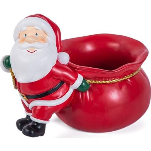 Santa Claus Storage Box Accessories Living Room Home Decor Model Room Home Decoration Scene Christmas Valentine Gifts P8