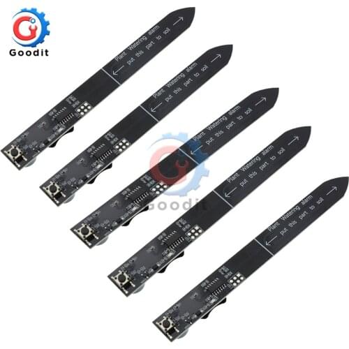 5Pcs/Lot Plant Soil Sensor Module Plant Watering Alarm Alerter Humidity Moisture Sensor Module