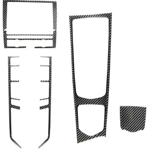 Fit For Porsche Panamera Accessories Car interior decoration Carbon Fiber Central Gear Panel Control Panel Stickers 2010-2016