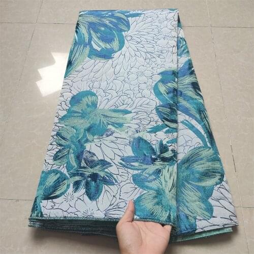 Latest Design Brocade Jacquard Lace Fabric French Lace Fabric High Quality African Nigerian Lace Fabric For Party Dress ZP118