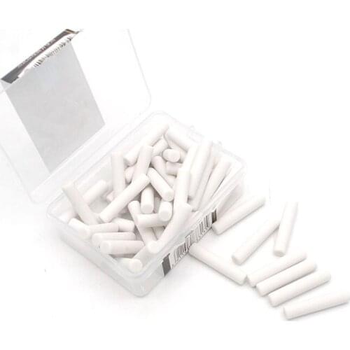 New Arrivals 25mm White Electric Rotate Replacement Rubber Pencil Eraser Refill Kids Painting School Office Stationery 50 Pcs