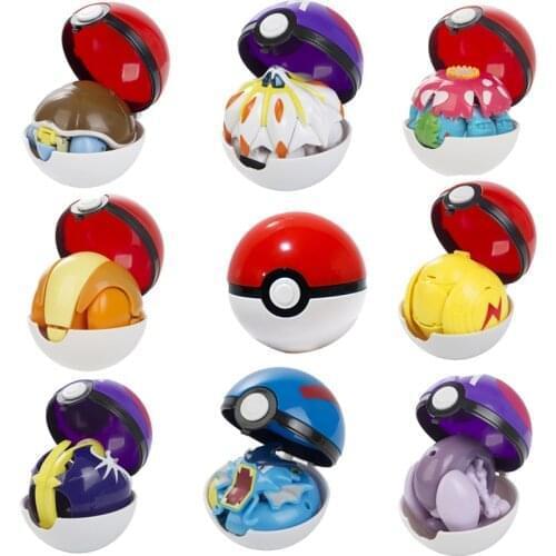 Pokemon Ball Variant Toy Model Pikachu Jenny Turtle Pocket Monsters Pokemones toys Action Figure toy Christmas gift