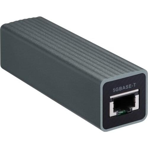 QNAP QNA-UC5G1T USB 3.0 To 5GbE Adapter Computers and NAS with 5GbE/2.5GbE/1GbE/100MbE Connectivity