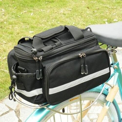 Bike Cycling Storage Pannier Strap on Bicycle Rear Seat Rack Saddle Bag Handbag Pouch Bag Saddle Bolsa Bicicleta accessories