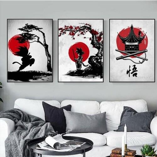 Japan Anime Characters Goku 5D Diamond Painting Full Square/Round Cross Stitch For Child Room Decor Diamond Embroidery Cartoon