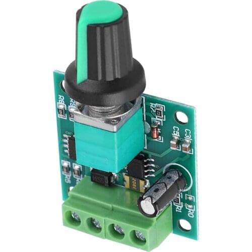 DC 1.8-12V 2A Low Voltage Electric Motor Speed Controller PWM Motor Speed Regulator Tool Equipm Speed Switch