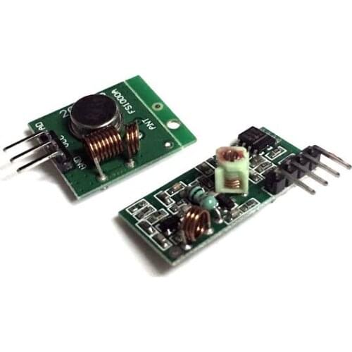 1Lot= 5 pair 433Mhz RF Transmitter and Receiver Module Link Kit for ARMMCU WL DIY 315MHZ433MHZ Wireless for arduino Diy Kit