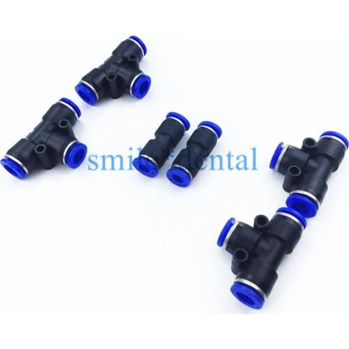 10pc Dental Lab Air Compressor Tubes Adapter Joint Connectors Dental Chairs Stools