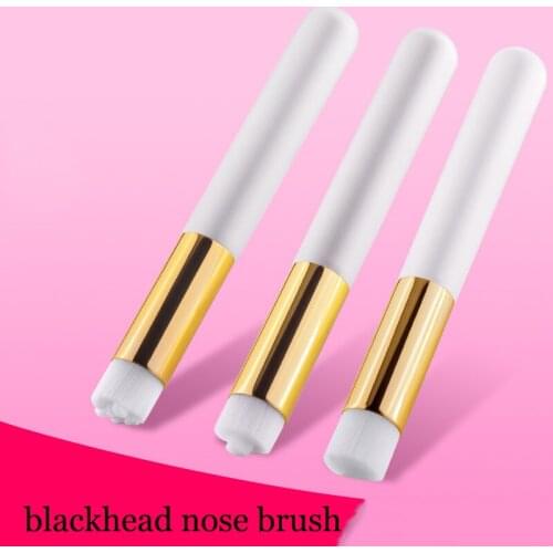 10pcs/pack Nose Brush Nose Pore Blackhead Deep Cleaning Brush Nose Cleaning Brush Facial Cleansing Brushes Wooden Wholesale