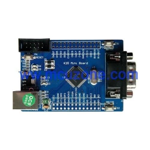 Free Shipping! 1pc K20 minimum system board , based on MK20DN64VLH5 50MHz Cortex-M4