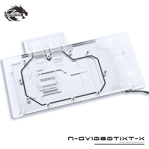BYKSKI Water Block use for GIGABYTE AORUS GTX 1080Ti Xtreme Edition/GV-N108TAORUS-11GD/Full Cover Graphics Card Copper Radiator