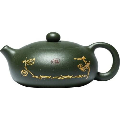 Yixing Tea Pot Purple Clay Xishi Teapot Handmade beauty kettle