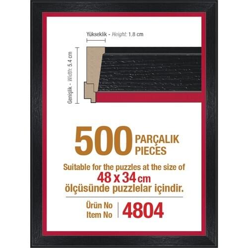 Heidi 4804 500 Piece Jigsaw Puzzle Frame