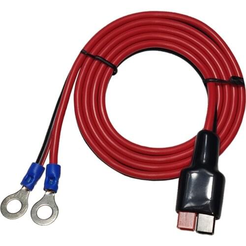 JKM 30A Anderson Solar Plug To A Terminal Cable 14 AWG 1M For Portable Mobile Battery Charging