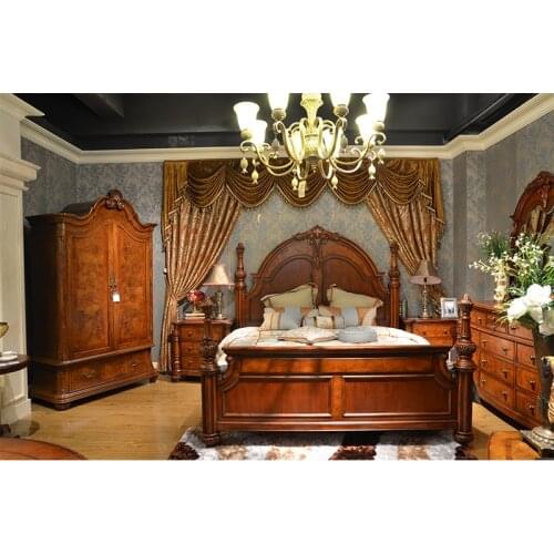 Home furniture bedroom furniture set luxury king size beds Ev mobilya yatak odası mobilyası seti lüks kral yatak GH15