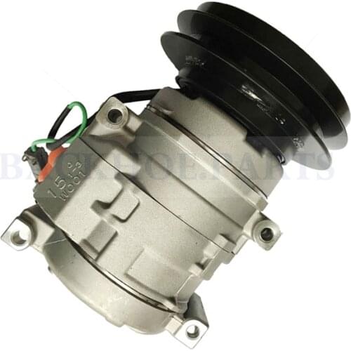 Air Conditioning Compressor 4431081 for John Deere Excavator 120C 160CLC 180