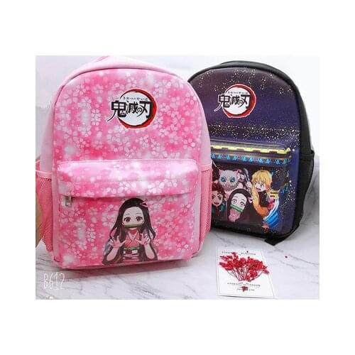 LISM Kimetsu no Yaiba 88423 Fashion Backpacks Rucksacks Cartoon Backpack Casual Student Schoolbags travel Knapsack Unisex Gifts