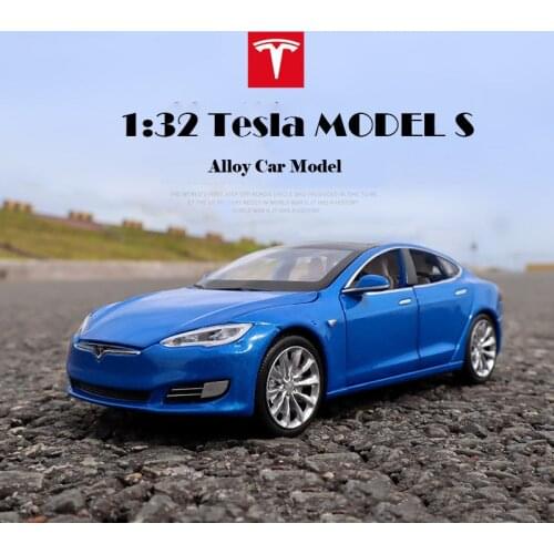 New 1:32 Tesla MODEL S Alloy Car Model Diecasts & Toy Vehicles Toy Cars Free Shipping Kid Toys For Children Gifts Boy Toy
